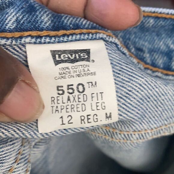 Levi’s 550 Tapered Leg Jeans 12 Reg - Picture 5 of 5